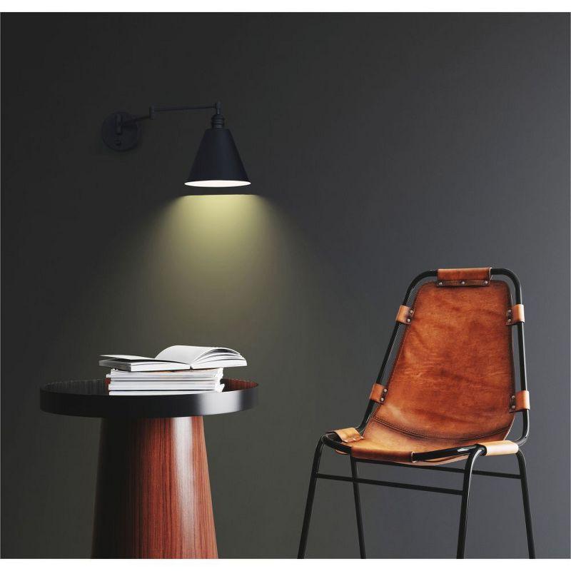 Maxim Lighting Library 1 - Light Swing Arm Lamp in  Black