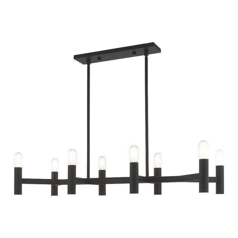 Livex Lighting Copenhagen 8 - Light Chandelier in  Black