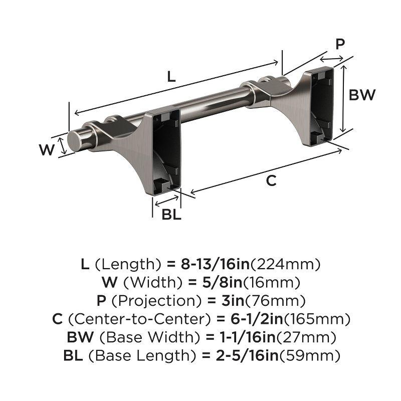 Amerock Davenport Wall Mounted Pivoting Double Post Toilet Paper Holder