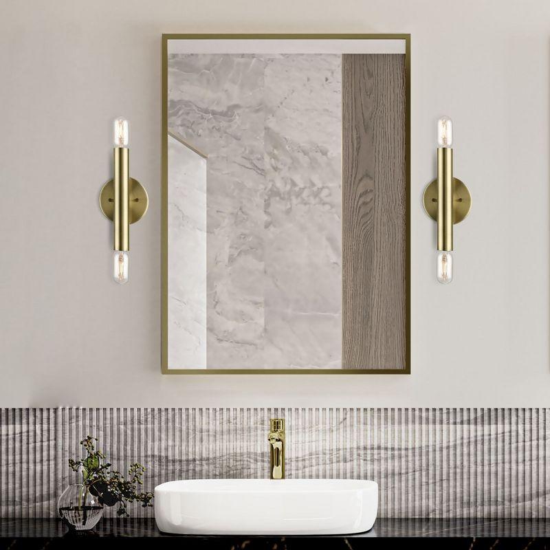 Livex Lighting Copenhagen 2 - Light Wall Light in  Antique Brass