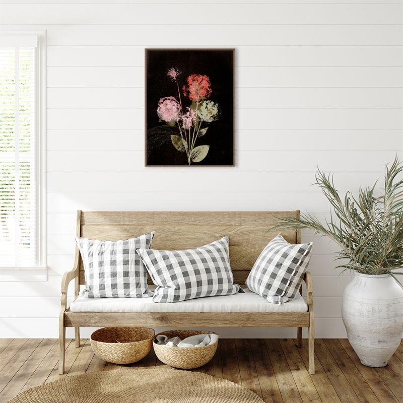 Amanti Art Bouquet 1 Dark by Pernille Folcarelli Canvas Wall Art Print Framed 23 x 30-in.