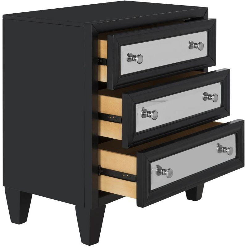 Marlon 3 Drawer Chest - CHS9202 - Black - Safavieh