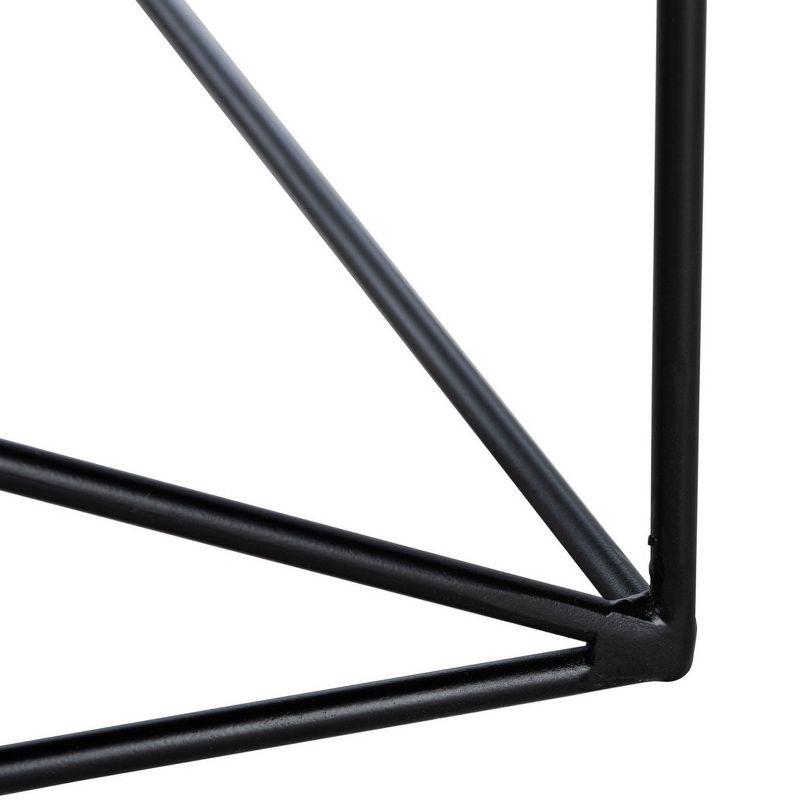 Rylee Rectangle Coffee Table - Taupe Brown/Black - Safavieh