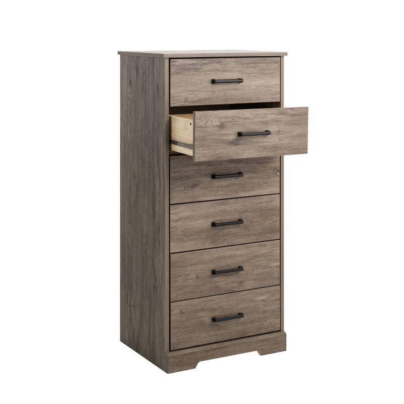 Prepac 23.75" Wide Rustic Ridge 6 Drawer Dresser