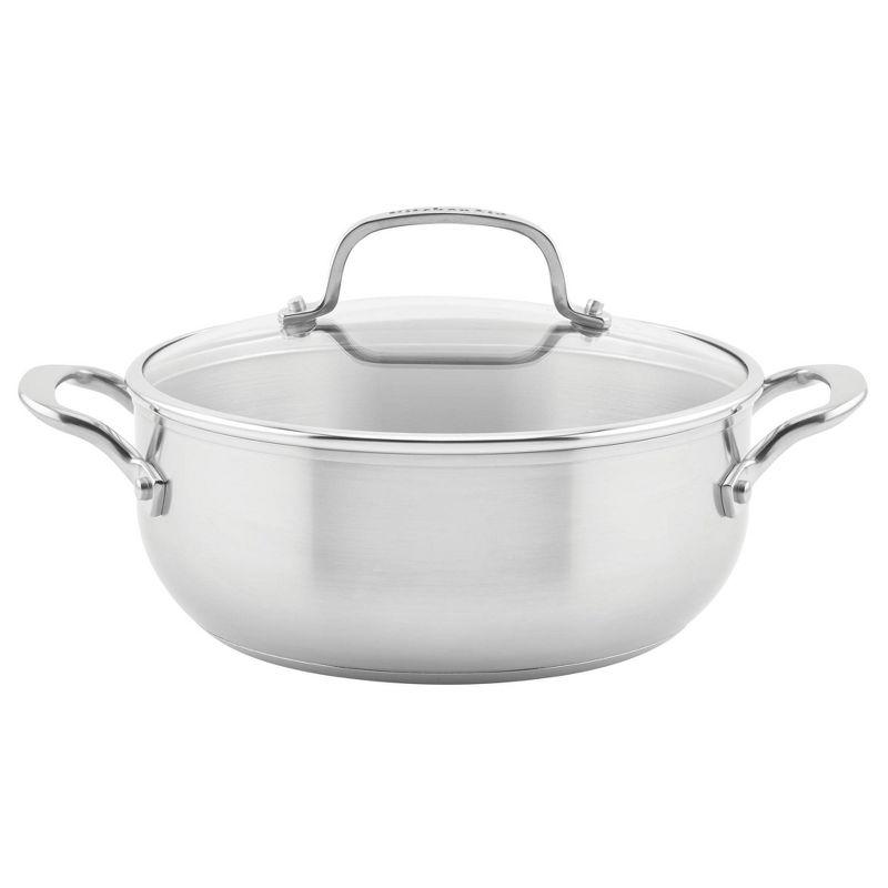 KitchenAid ® Stainless Steel 4-Qt. Covered Casserole