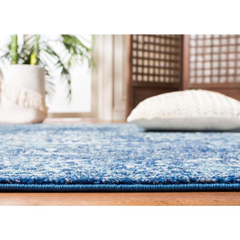Evoke EVK256 Power Loomed Area Rug - Navy/Ivory - 5'3"x7'6" - Safavieh.