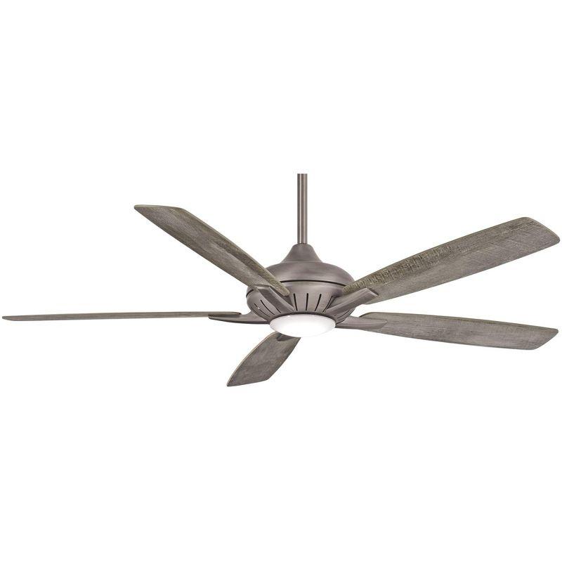 Minka Aire 60" Dyno 5 - Blade LED Smart Standard Ceiling Fan with Remote Control and Light Kit Included
