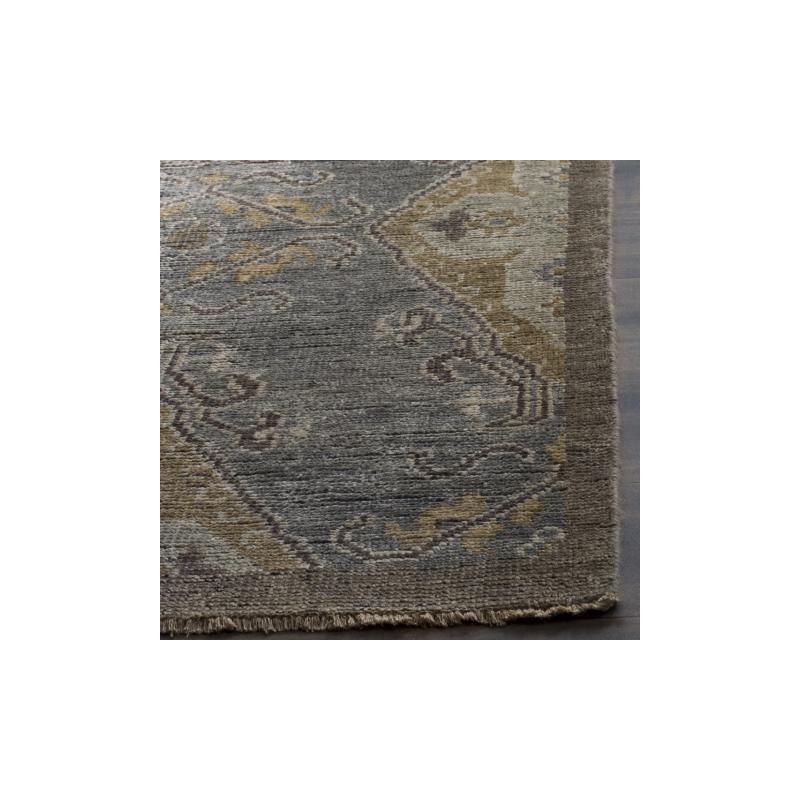 Izmir IZM124 Hand Knotted Area Rug - Charcoal/Taupe - 6'x9' - Safavieh