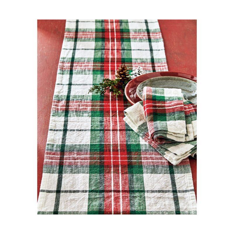 Festive Plaid Napkin Set/4