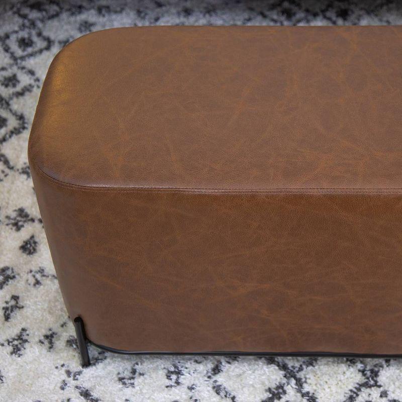 Degen Faux Leather Upholstered Bench