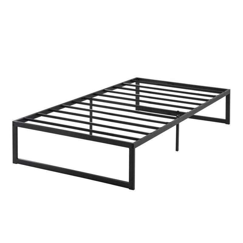 Zinus Twin Abel 14" Metal Platform Bed Frame Black: Steel Construction, No Box Spring Needed, Easy Clean