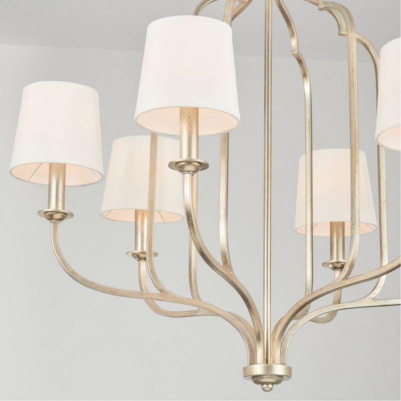 Capital Lighting Ophelia 6 - Light Chandelier in  Winter Gold