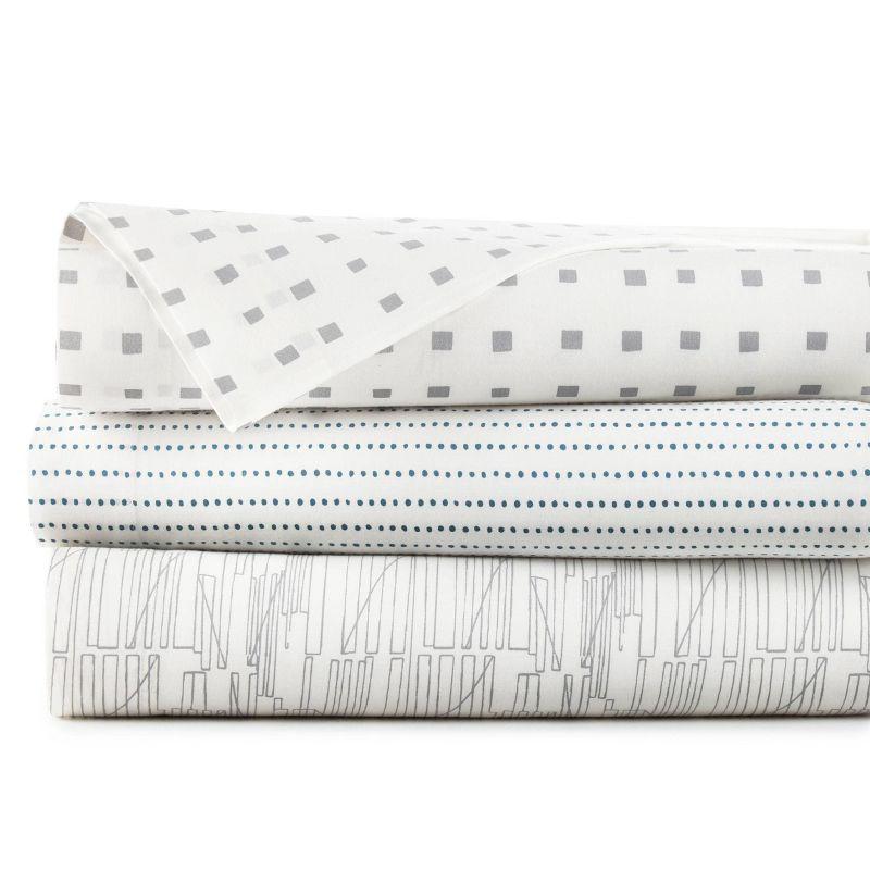 Radius 200 Thread Count Polka Dots 100% Cotton Percale Sheet Set