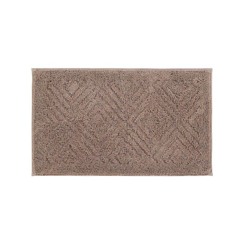 Trier Collection 100 % Cotton Diamond Pattern Tufted Bath Rug - Better Trends