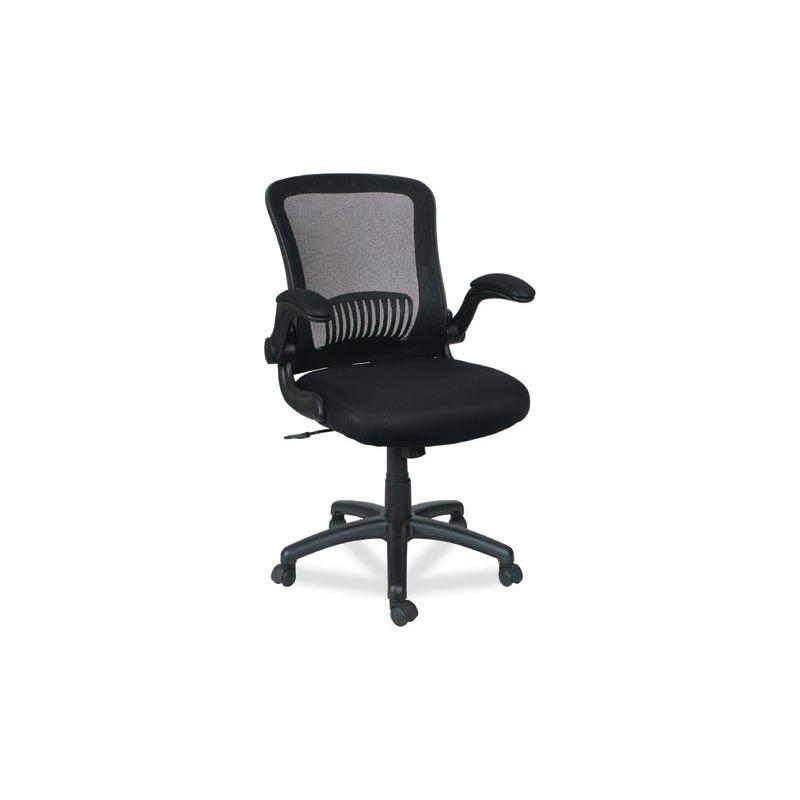 Black Mesh Executive Swivel Chair with Adjustable Arms