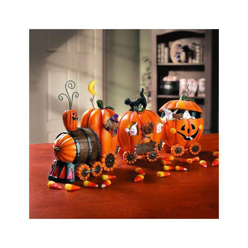 Pumpkin Express Train, Halloween, Thanksgiving, Fall, Autumn, Home Decor