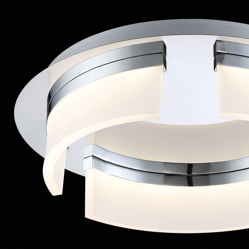 Eurofase Lighting Bria 1 - Light Flush Mount in  Chrome