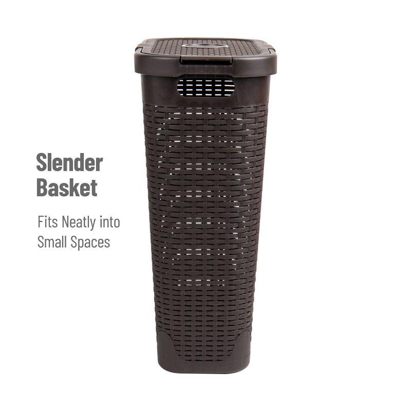 Mind Reader 40 Liter Slim Laundry Basket