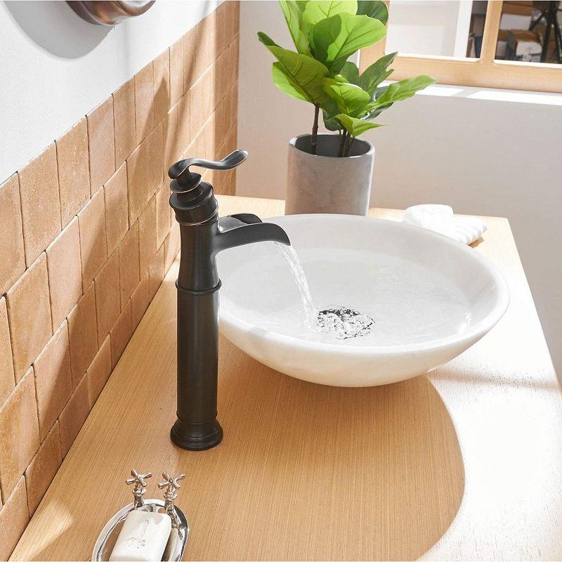 BWE Waterfall Single Hole Single Handle Bathroom Vessel Sink Faucet