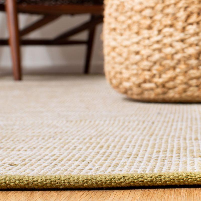 Montauk MTK250 Hand Woven, Flat Weave Indoor Area Rug - Green Olive - 5'x8' - Safavieh