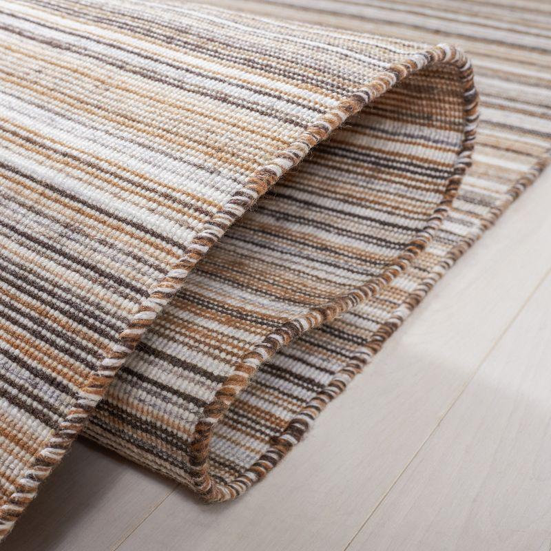 Kilim KLM313 Hand Woven Area Rug - Brown/Yellow - 3'x5' - Safavieh.