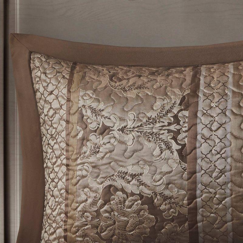 Bellagio 5 Piece Reversible Jacquared Coverlet Set