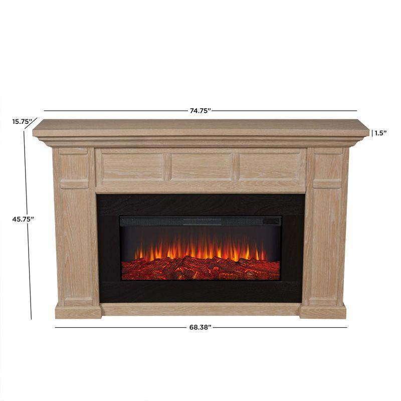 Alcott 75" Landscape Electric Fireplace by Real Flame
