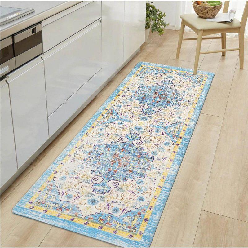 World Rug Gallery Traditional Bohemian Vintage Anti Fatigue Standing Mat