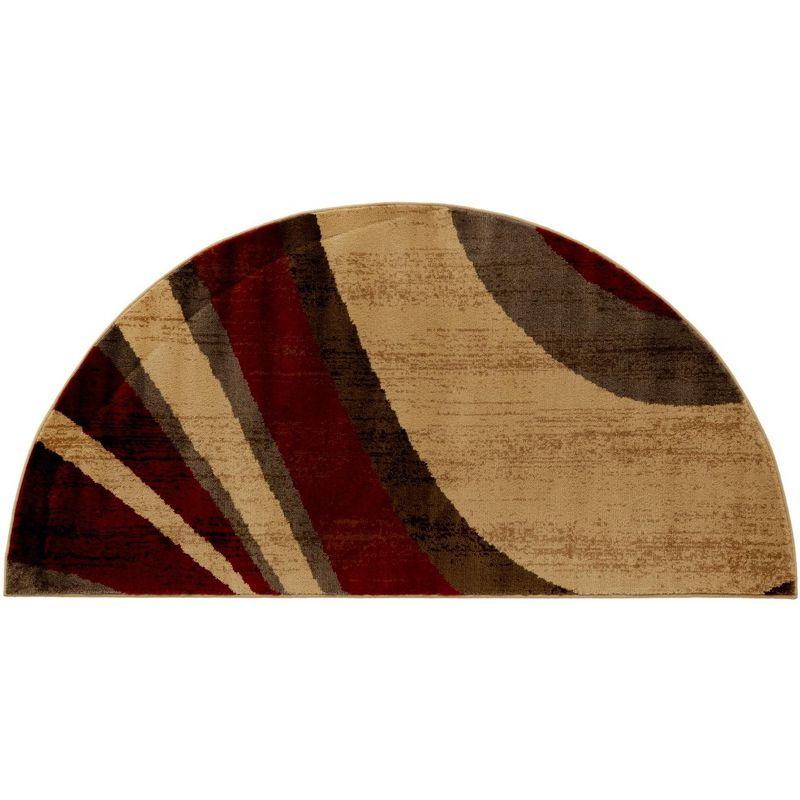 Unique Loom Ivetta Abstract Beige Area Rug