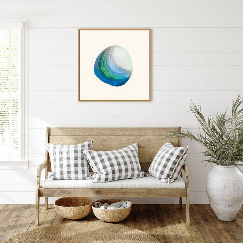 Amanti Art 30"x30" Metamorphism III by Jacob Q Framed Canvas Wall Art Print