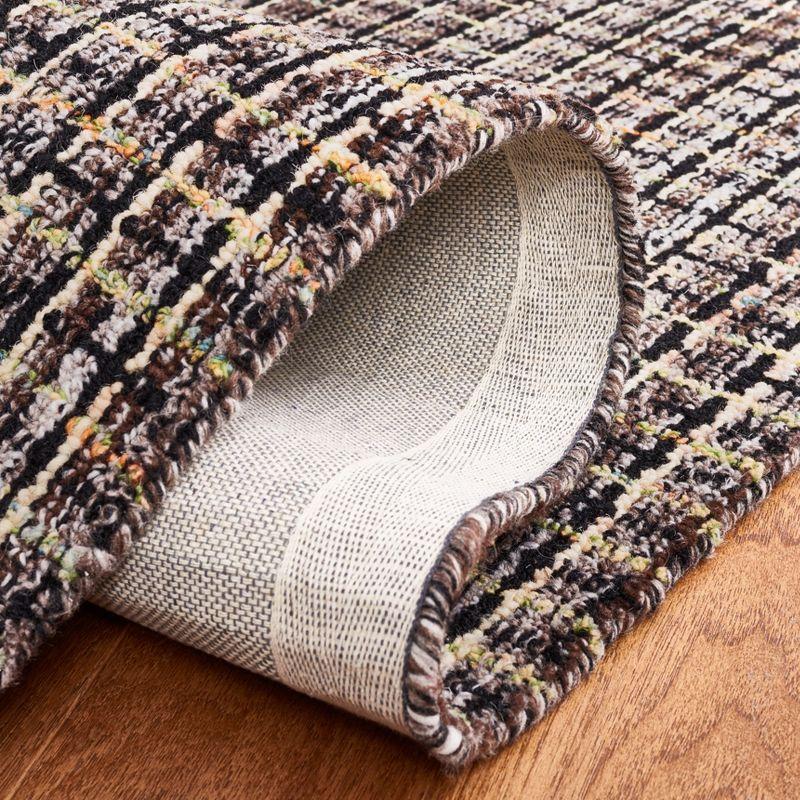 Abstract ABT491 Hand Tufted Area Rug - Brown/Black - 8'x10' - Safavieh.