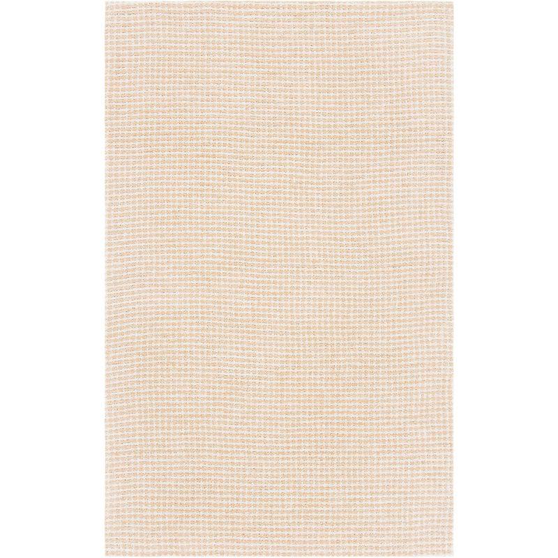 Gold Hand-Tufted Wool and Viscose 8' x 10' Area Rug