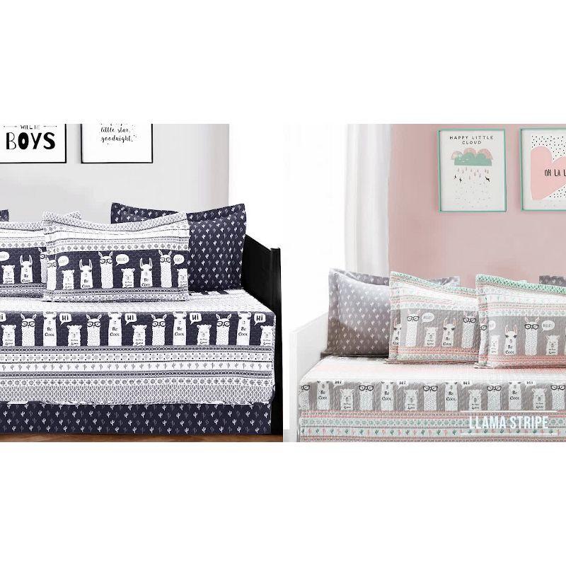 Llama Stripe 6 - Piece Quilt Set