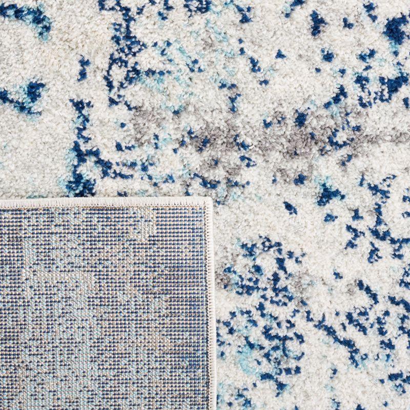 Tulum TUL284 Power Loomed Area Rug - Ivory/Blue - 5'3"x7'6" - Safavieh.