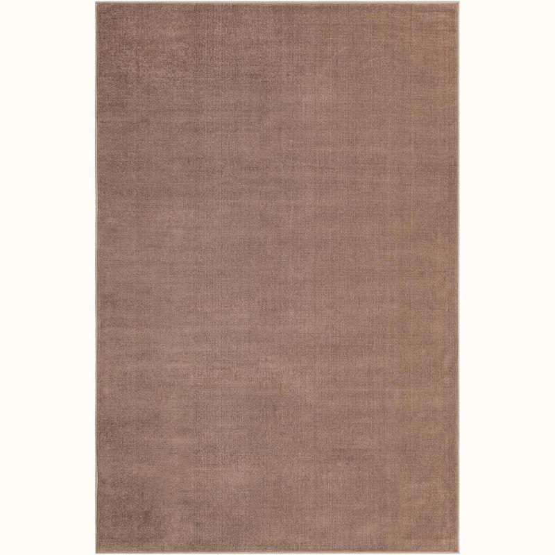 Unique Loom Williamsburg Collection Area Rug - Solid (5' 1" x 8' Rectangle Light Brown)