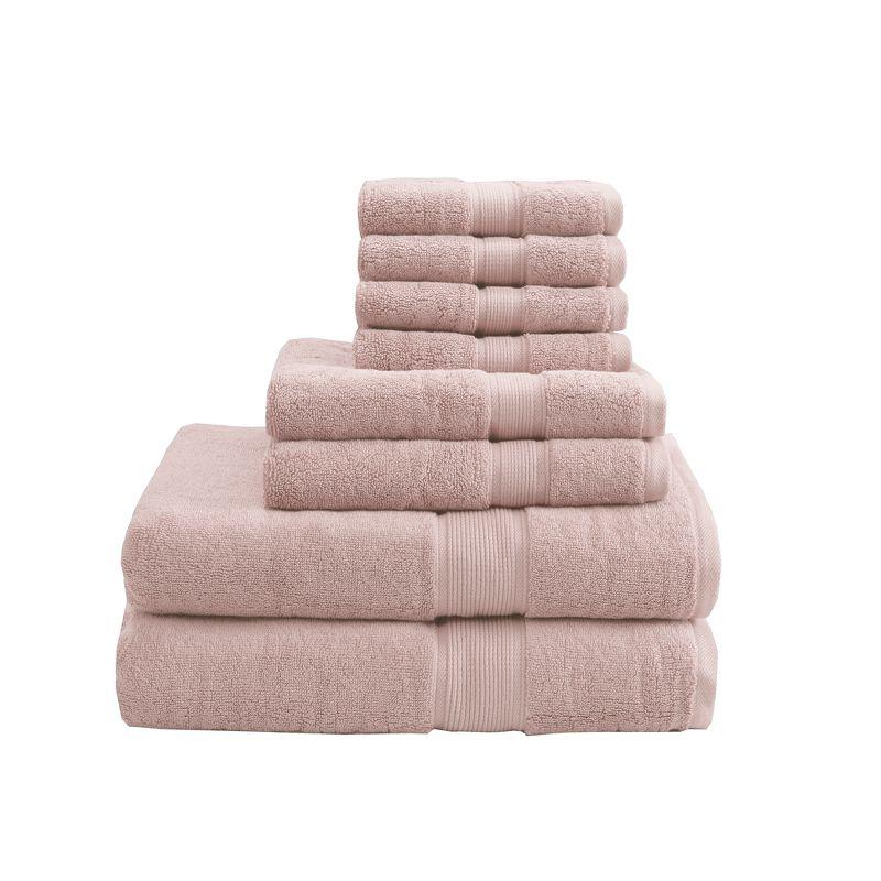 800GSM 100% Cotton 8 Piece Towel Set