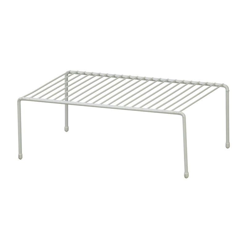 ClosetMaid 16.25'' x 8.38'' x 5.68'' Large Kitchen Wire Shelf Rack Organizer Unit For Countertops, Drawers, Cabinets, and Pantries, White