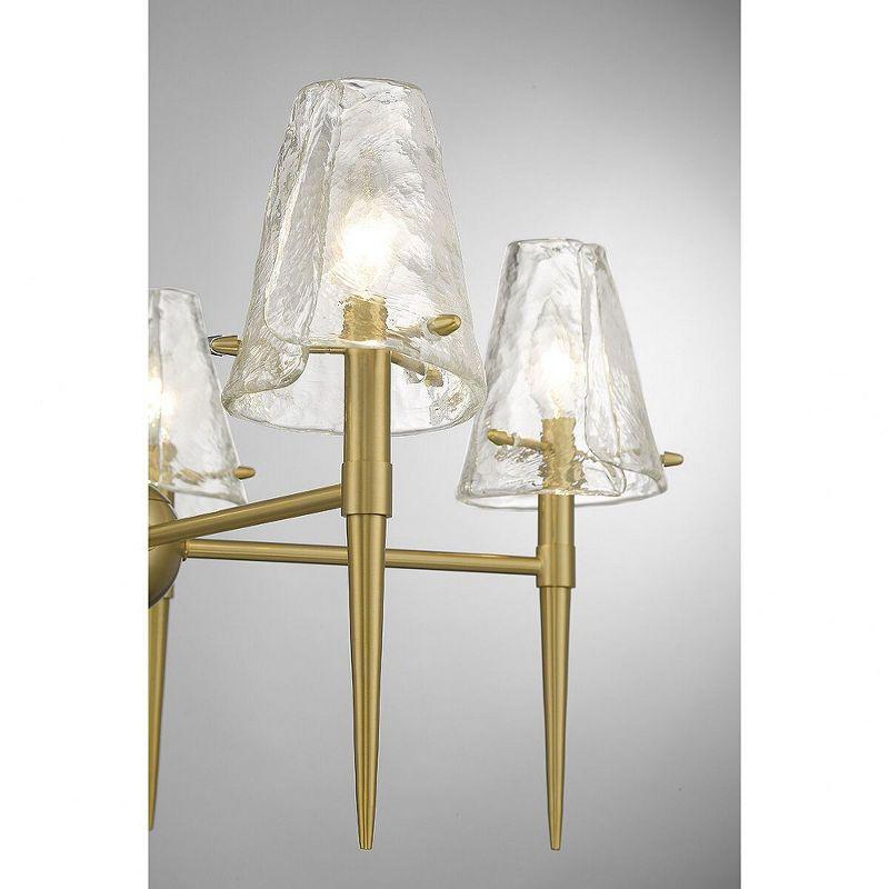 Savoy House Shellbourne 5 - Light Chandelier in  Warm Brass