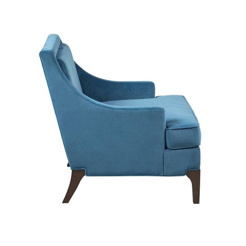 Anna Martha Stewart Anna Velvet Armchair with Lumbar Pillow