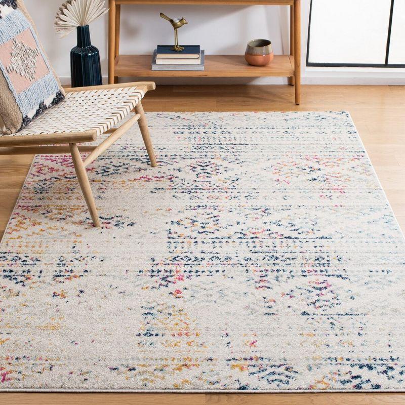Tulum TUL272 Power Loomed Area Rug - Ivory/Blue - 6'x9' - Safavieh.
