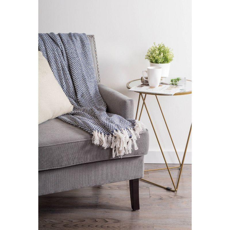Design Imports Hand Woven Throw Blanket