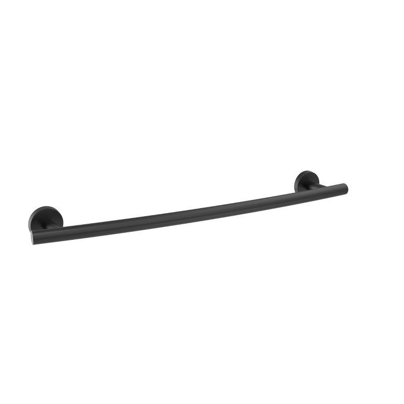 Amerock Arrondi Matte Black 18 inch (457mm) Towel Bar