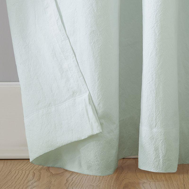 Archaeo Light Filtering Washed Cotton Twist Tab Curtain Panel