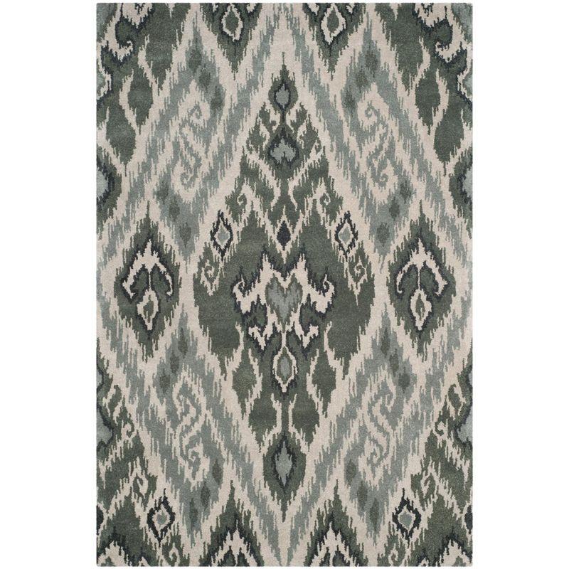 Capri CPR351 Tufted Indoor Area Rug - Multi/Grey - 4'x6' - Safavieh