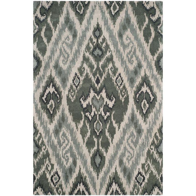 Capri CPR351 Tufted Indoor Area Rug - Multi/Grey - 4'x6' - Safavieh