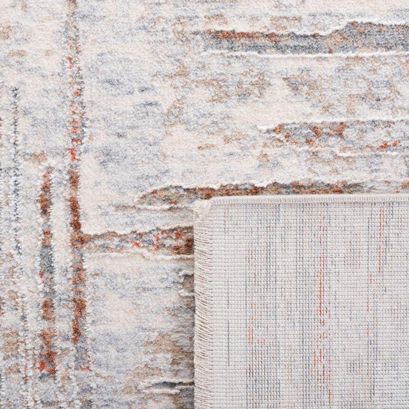 Marmara MRM304 Power Loomed Area Rug - Beige/Blue Rust - 5'x8'2" - Safavieh.
