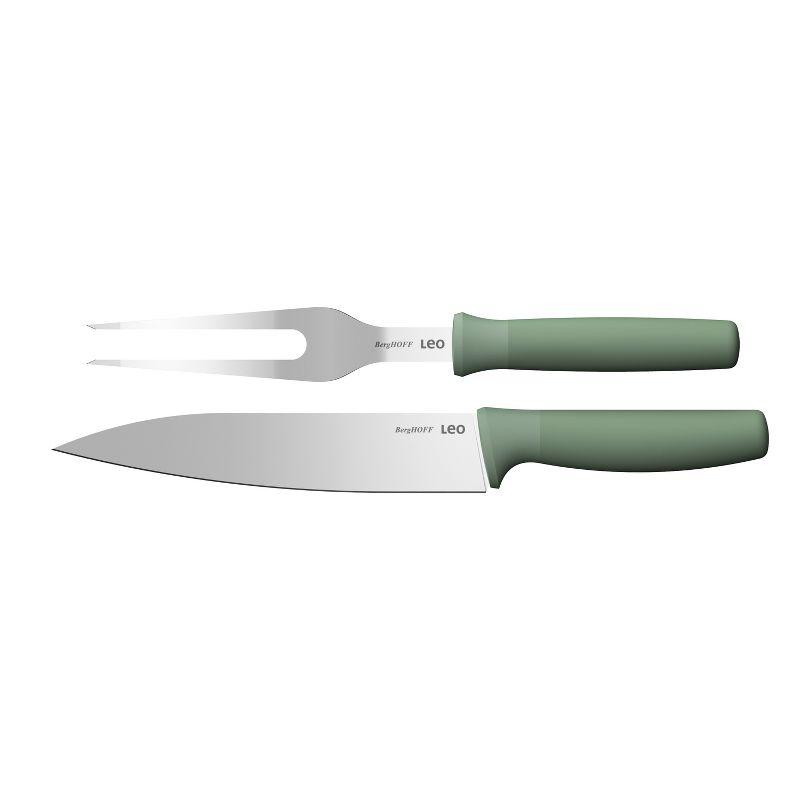 BergHOFF BergHOFF Forest Stainless Steel 2Pc Carving Set, Recycled Material