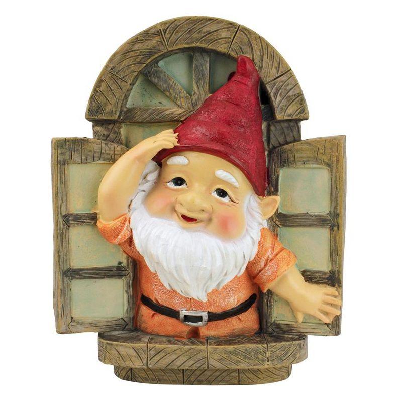 Knothole Gnomes Window Tree Sculpture