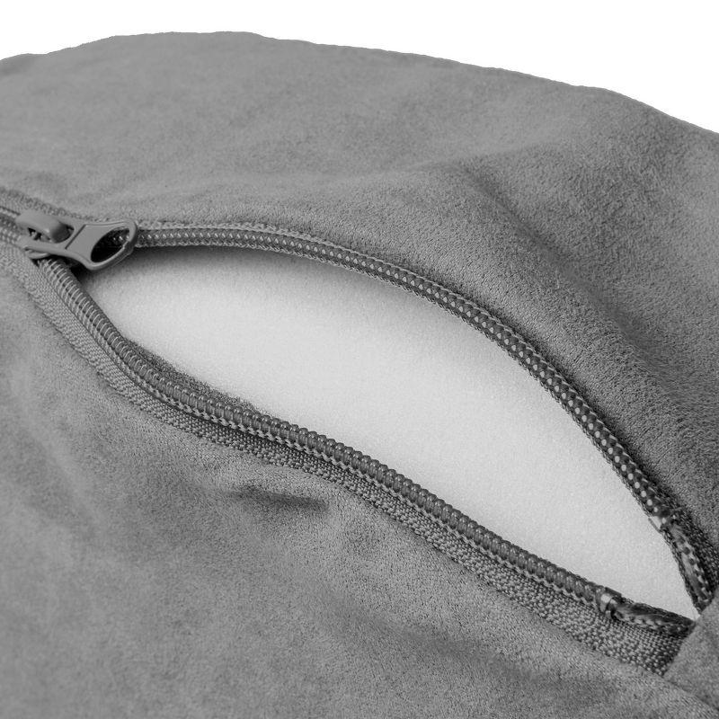 FurHaven Faux Sheepskin Round Hooded Orthopedic Dog Bed