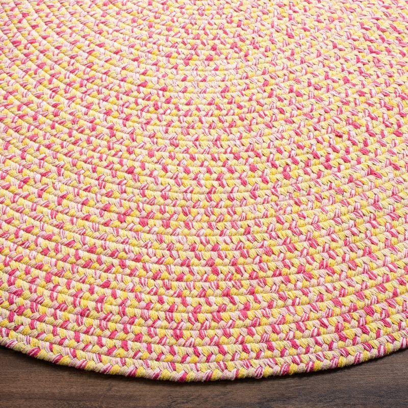 Braided BRD164 Hand Woven Area Rug - Multi - 3'x5' Oval - Safavieh.